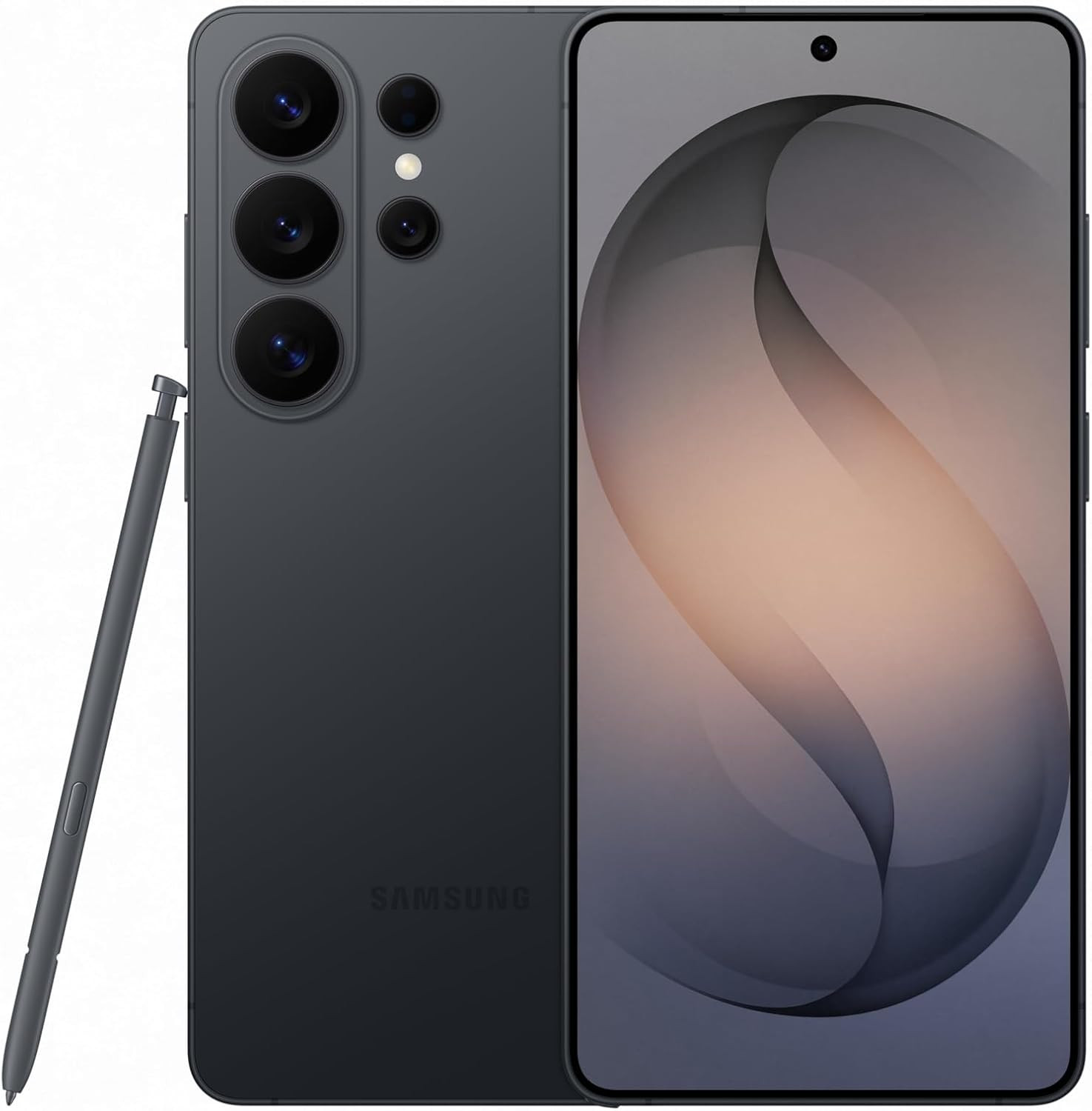 三星 Galaxy S26 Ultra,解锁 Android 智能手机,512GB,隐私显示屏,Galaxy AI,AI 摄像头,超快充电 3.0,耐用电池,2026,美国 1 年保修,黑色